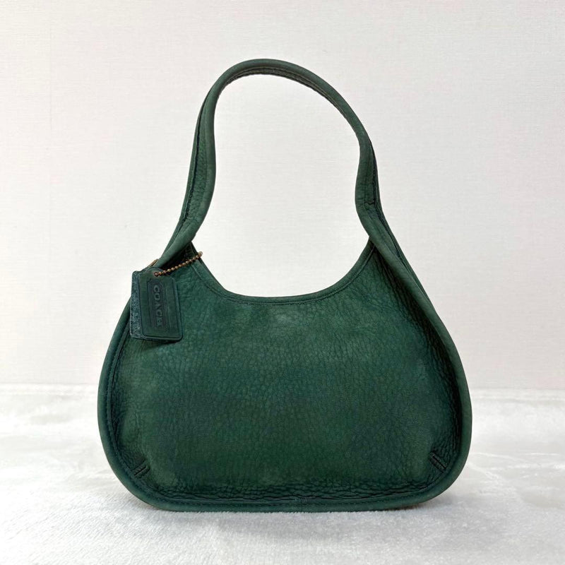 Coach Sonoma Ergo Hand Bag Nubuck Leather Green Vintage