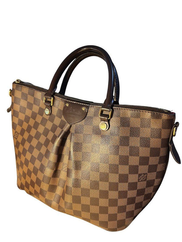 Louis Vuitton Damier Siena Mm Handbag Shoulder Bag Canvas