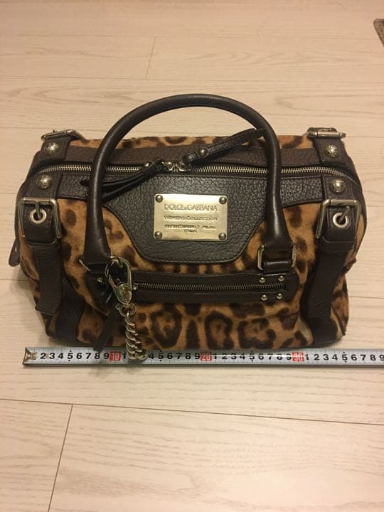 Dolce Gabbana Handbag Shoulder Bag Black Leather Womens