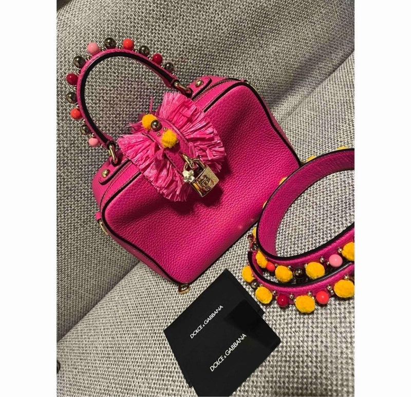 Dolce Gabbana Handbag Shoulder Bag Pink