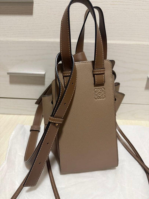 Loewe Hammock Drawstring Bag Small Soft Grained Calfskin Handbag Shoulder