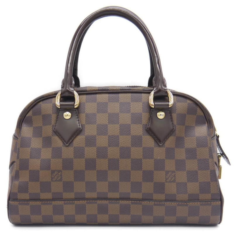 Louis Vuitton Duomo Damier N60008 Handbag Canvas Leather Padlock Keys