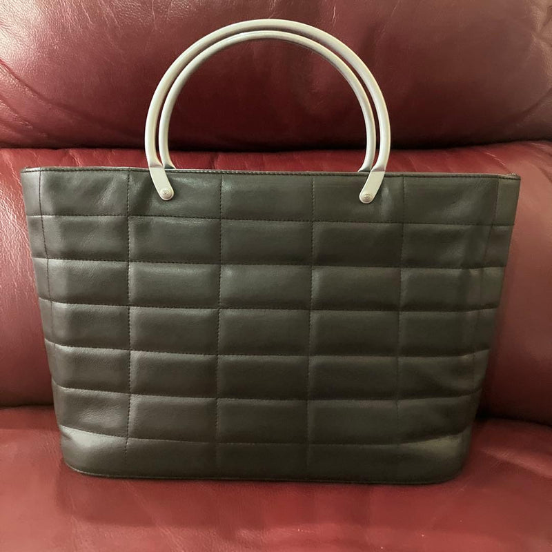 Chanel Handbag Brown Quilted Leather
