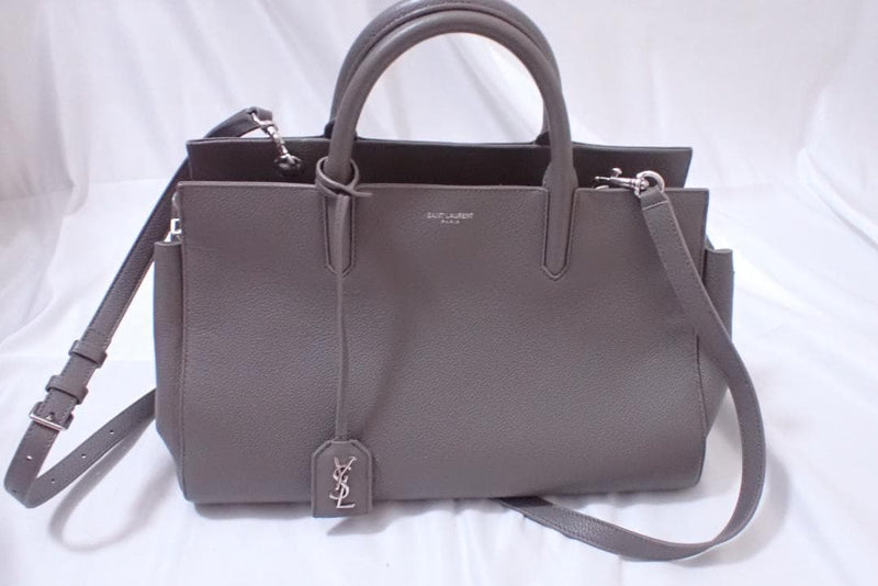 Saint Laurent Paris Cabas Rive Gauche 2-Way Handbag Shoulder Bag Leather