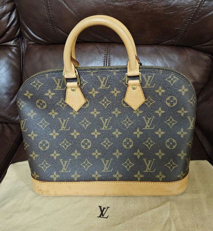 Louis Vuitton Alma Pm Handbag Monogram Canvas Brown