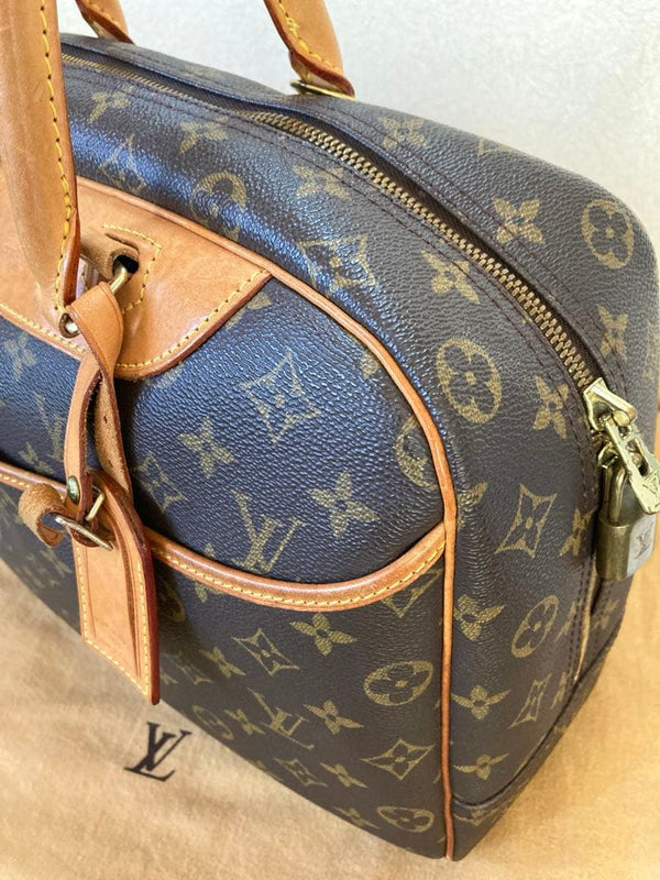 Louis Vuitton Deauville M47270 Handbag Monogram Bowling Vanity