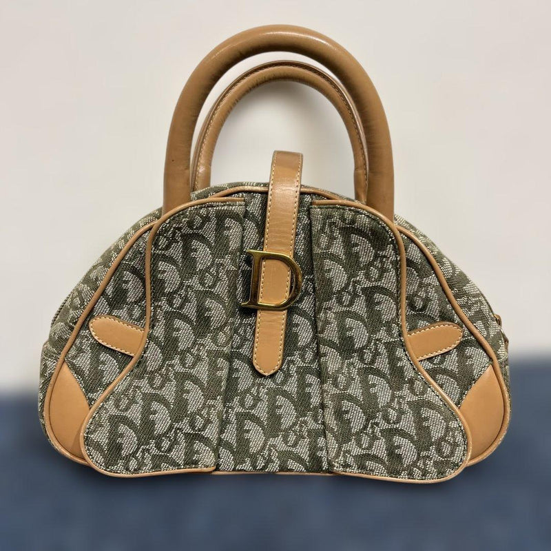 Christian Dior Trotter Double Saddle Bag Handbag Shoulder