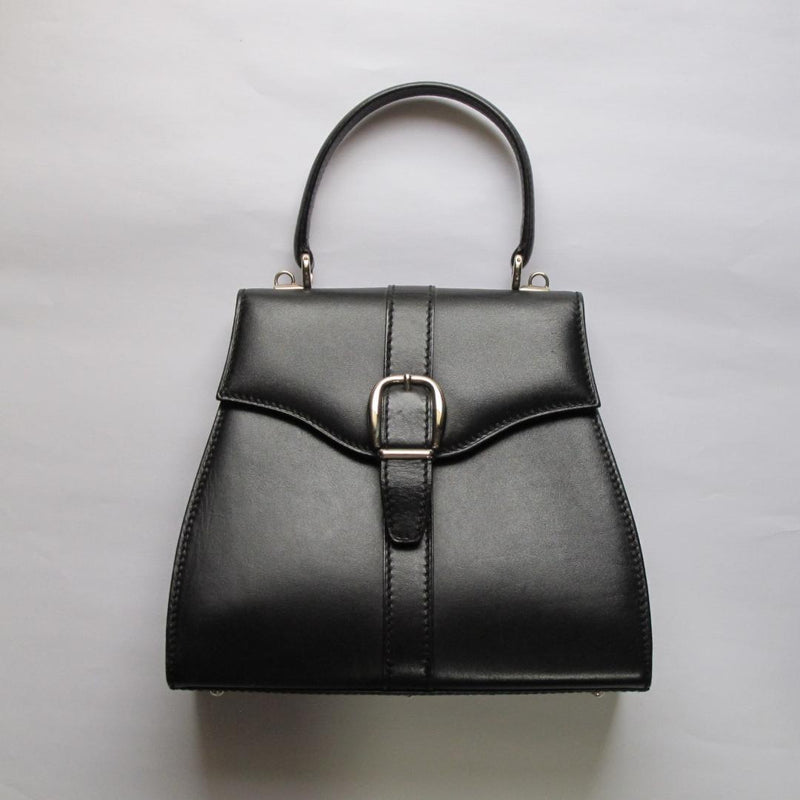 Gucci 000 2026 0286 2-Way Handbag Shoulder Bag Leather Black Silver Hardware