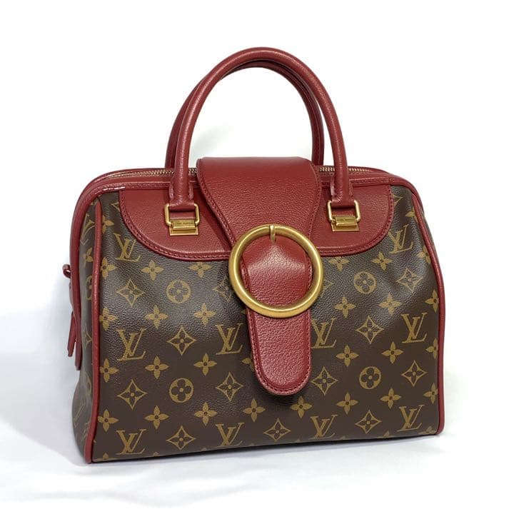 Louis Vuitton Monogram Golden Arrow Speedy M40802 Handbag Canvas Bordeaux