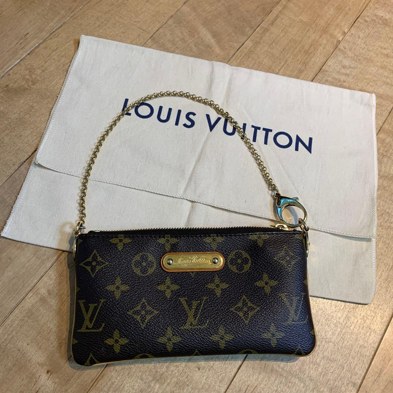Louis Vuitton Monogram Pochette Mila Mm M60094 Accessory Pouch Pvc