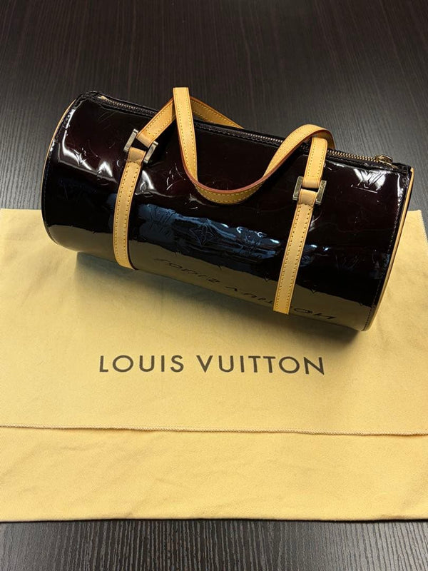 Louis Vuitton Bedford Shoulder Bag Vernis Amarante Leather