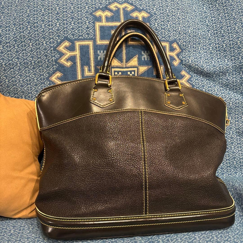 Louis Vuitton Suhali Lockit Pm Handbag Shoulder Bag Noir Leather