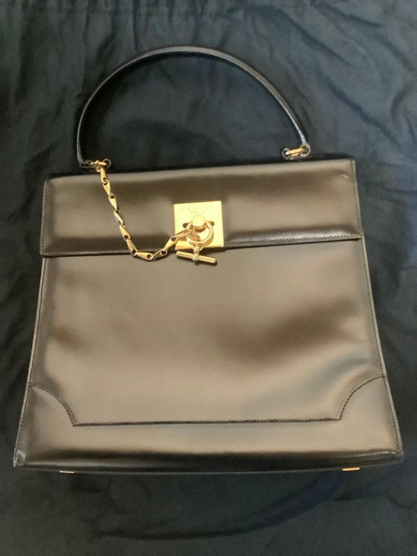 Celine Vintage Handbag Shoulder Bag Leather
