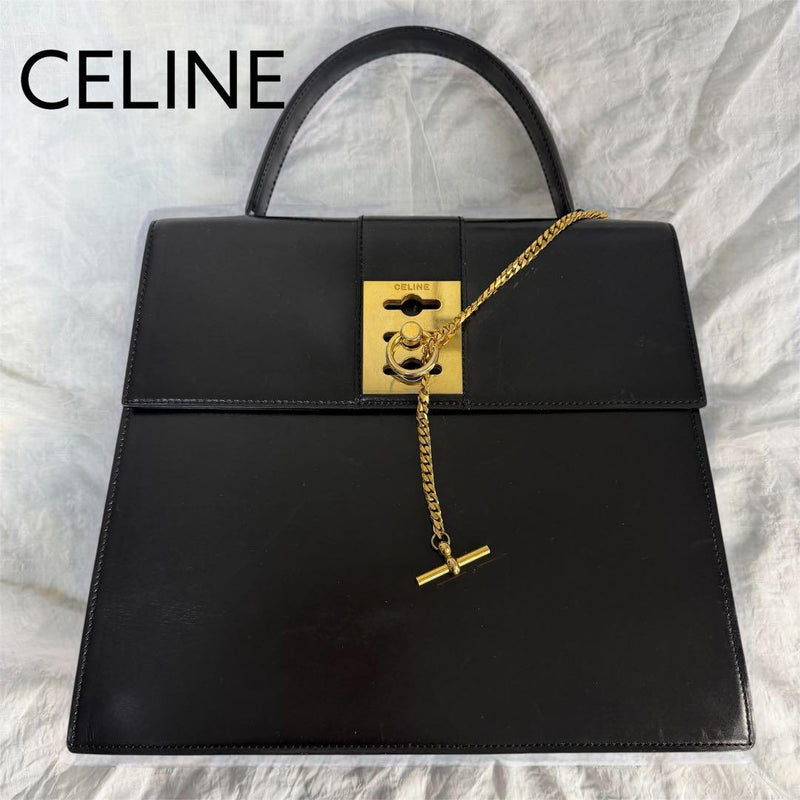 Celine Kelly Handbag Shoulder Bag Leather