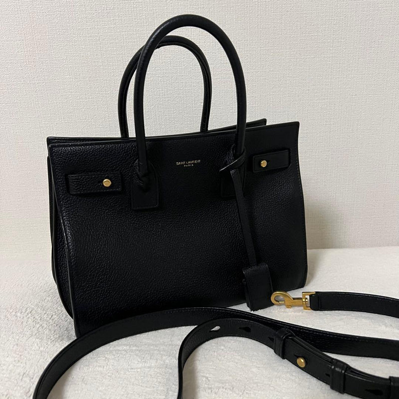 Saint Laurent Handbag Shoulder Bag Black Leather