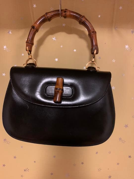 Gucci Handbag Black Calf Leather