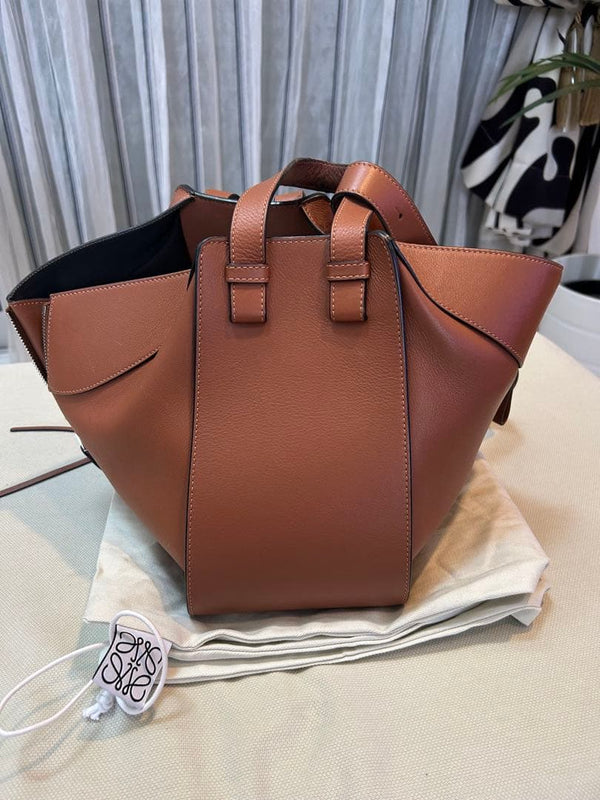 Loewe Hammock Bag Small Leather Brown Handbag Shoulder Crossbody