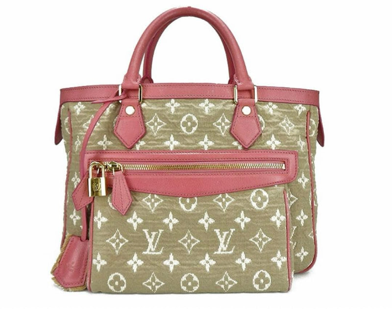 Louis Vuitton Monogram Sabbia Cabas Mm M93496 Shoulder Bag Canvas Rose