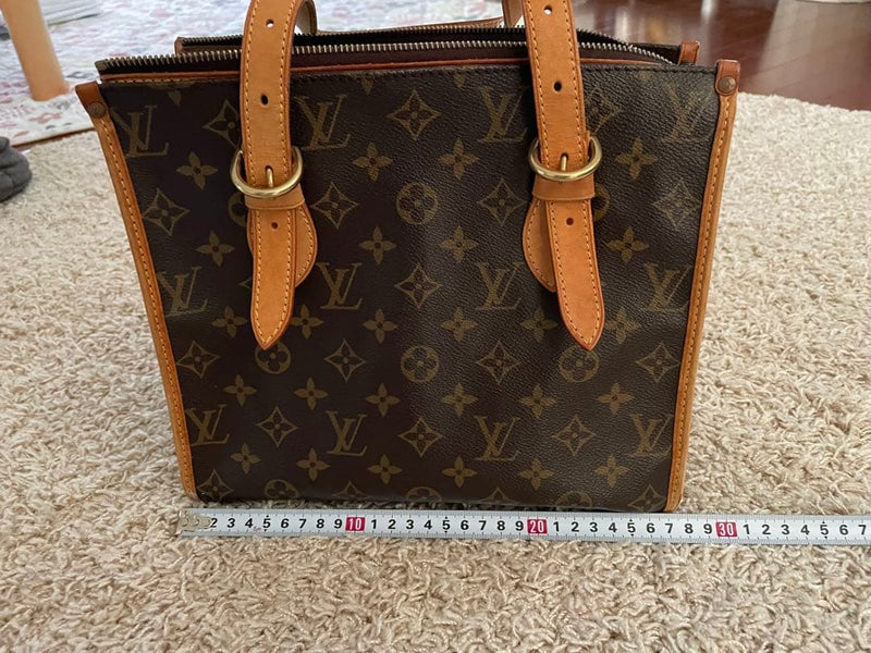 Louis Vuitton Monogram Handbag Shoulder Bag Brown