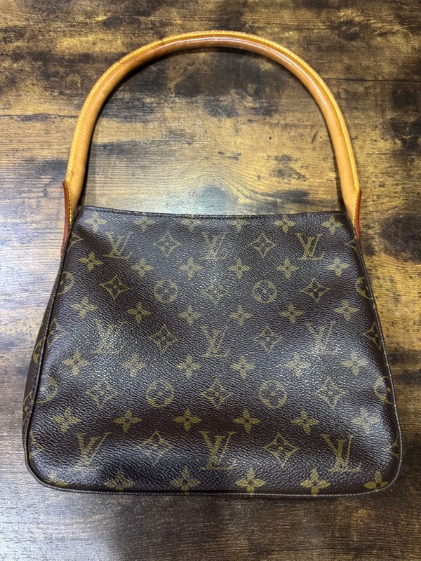 Louis Vuitton Monogram Looping Shoulder Bag Leather Handbag