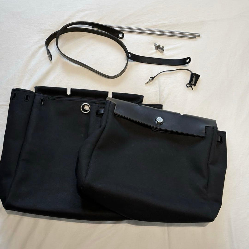 Hermes Herbag 2 Set 2-way Shoulder Bag Handbag Leather