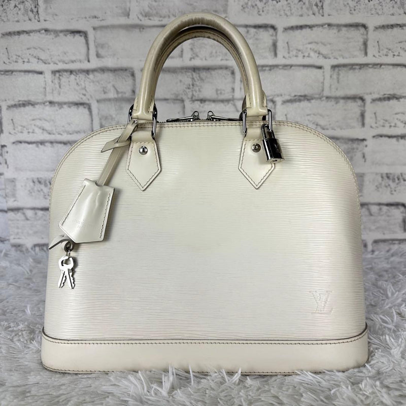 Alma Pm M4030J Handbag Epi Leather Ivoire Silver Hardware