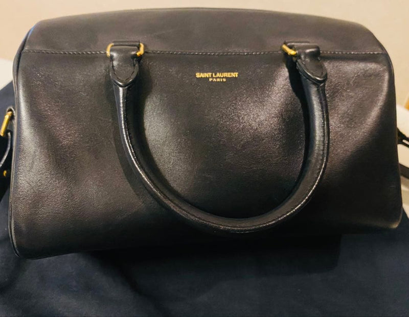 Saint Laurent Paris Handbag Shoulder Bag Black Leather