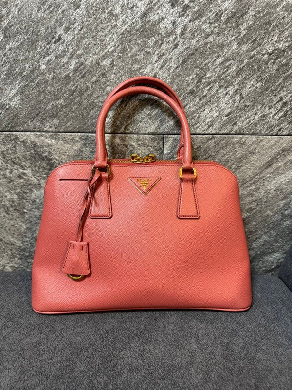 Prada BL0837 2WAY Handbag Shoulder Bag Leather Pink