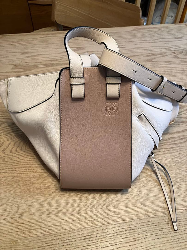 Loewe Hammock Small 2-Way Handbag Shoulder Bag Baby Pink Leather