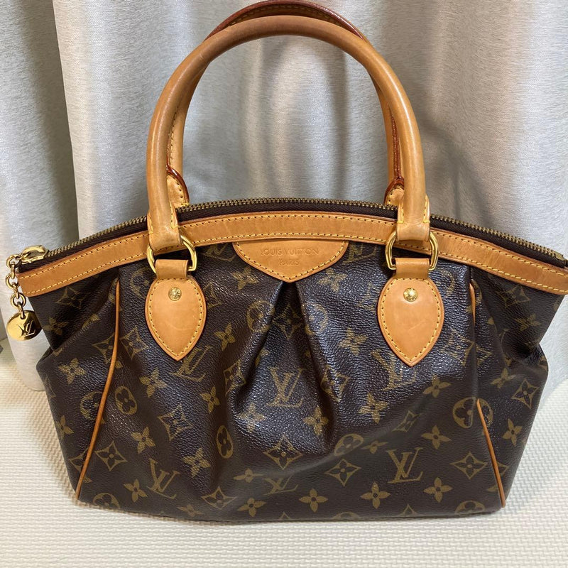 Louis Vuitton Tivoli Pm Monogram Tote Bag Handbag Leather