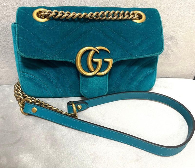 Gucci Marmont Shoulder Crossbody Bag Leather