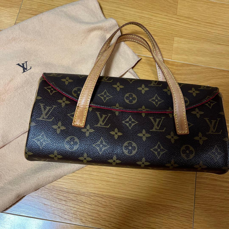 Louis Vuitton Monogram Sorbonne VI0013 Handbag Tote Canvas