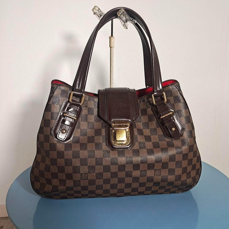 Louis Vuitton Greet N48108 Damier Shoulder Bag Handbag Brown