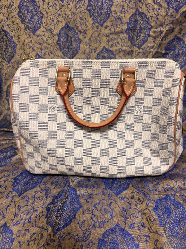 Louis Vuitton Damier Canvas Handbag White
