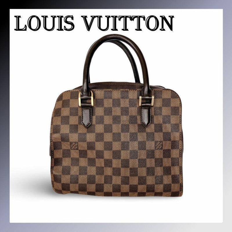 Louis Vuitton Triana N51155 Handbag Damier Canvas Ebene Brown