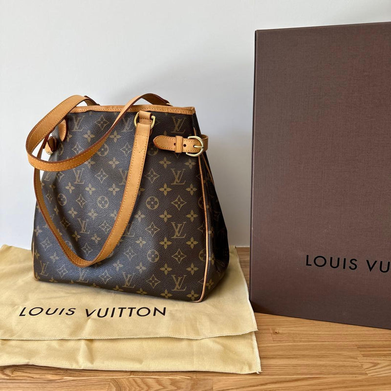 Louis Vuitton Monogram Batignolles Tote Bag Canvas