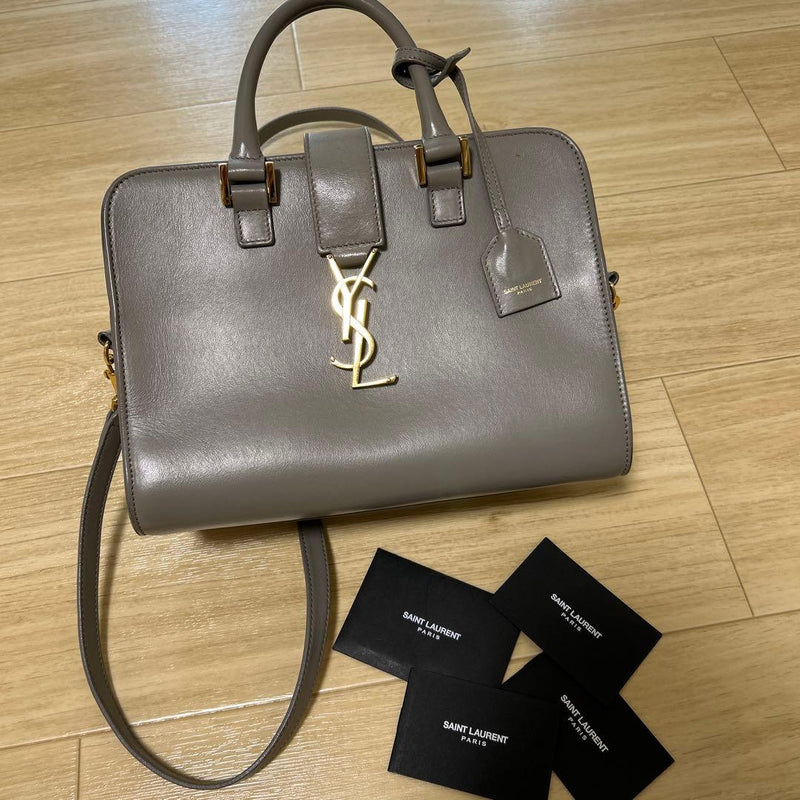 Saint Laurent Paris Shoulder Bag Black Leather Womens