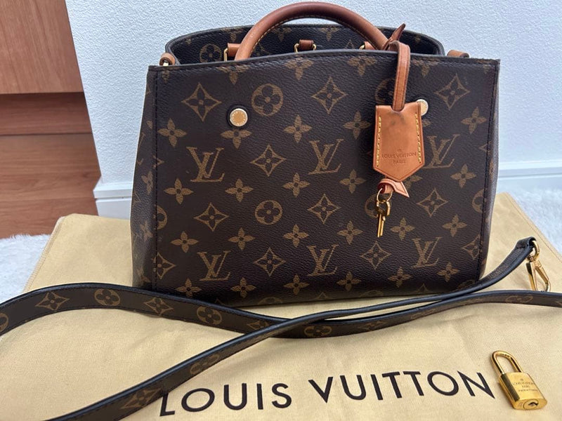 Louis Vuitton Monogram Montaigne Bb Handbag Crossbody Shoulder Bag