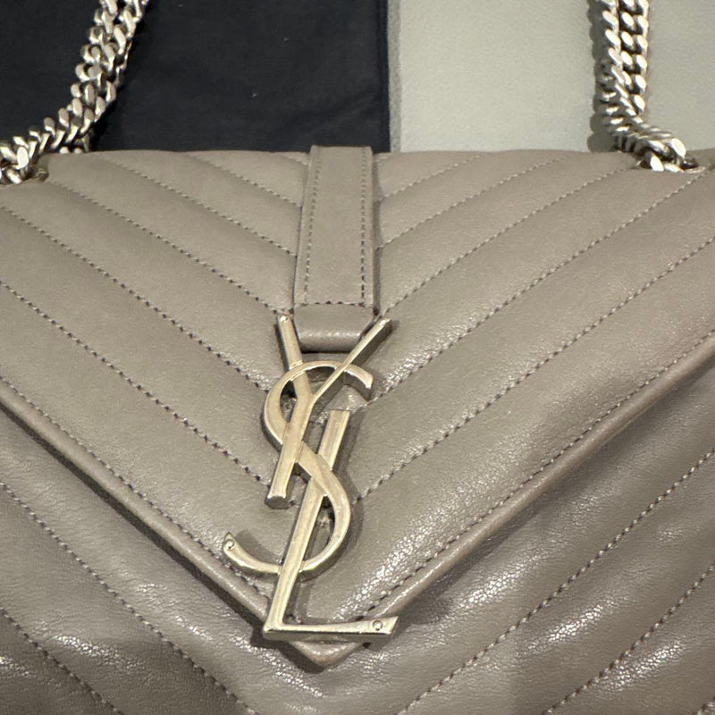 Saint Laurent Paris College Medium YUR4281250116 2WAY Shoulder Bag Leather