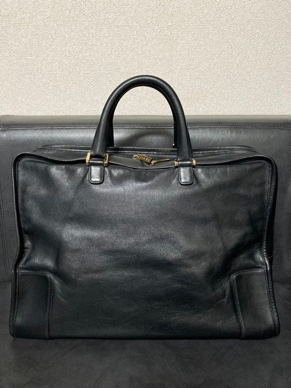 Loewe Amazona 40 Hand Tote Bag Leather Black Unisex