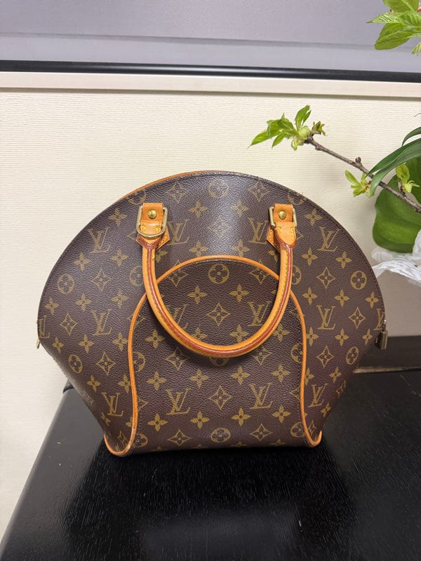 Louis Vuitton Monogram Handbag Shoulder Bag Brown