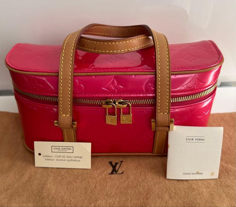 Louis Vuitton Sullivan Horizontal Pm M91269 Handbag Vernis Pink