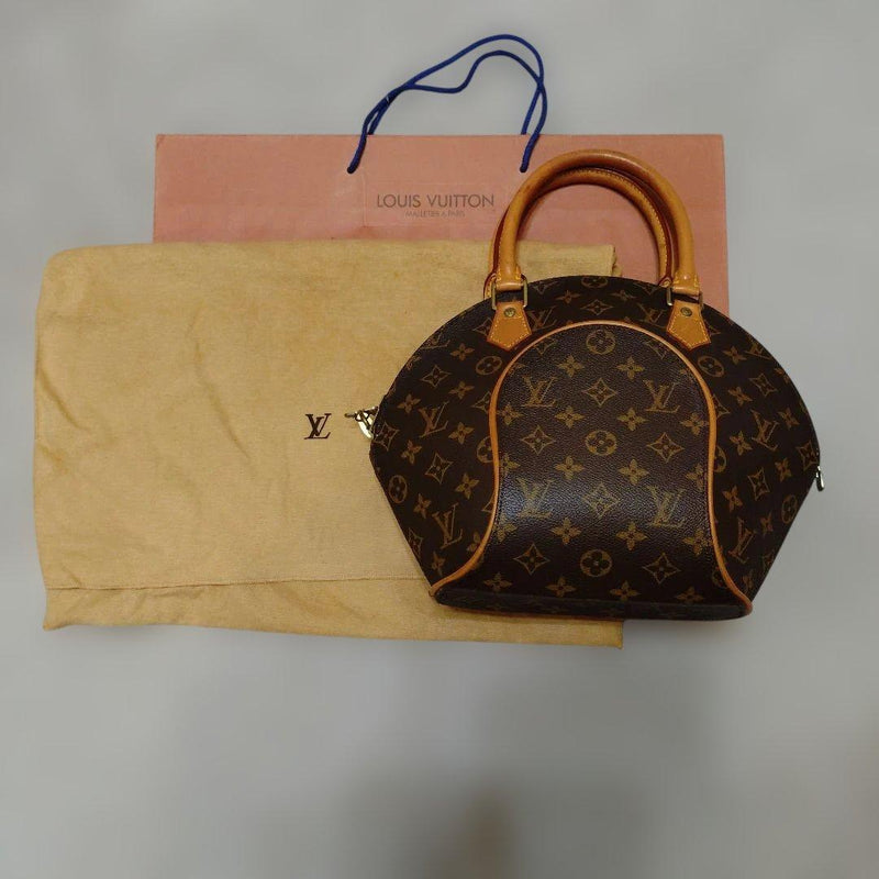 Louis Vuitton Monogram Handbag Canvas Brown