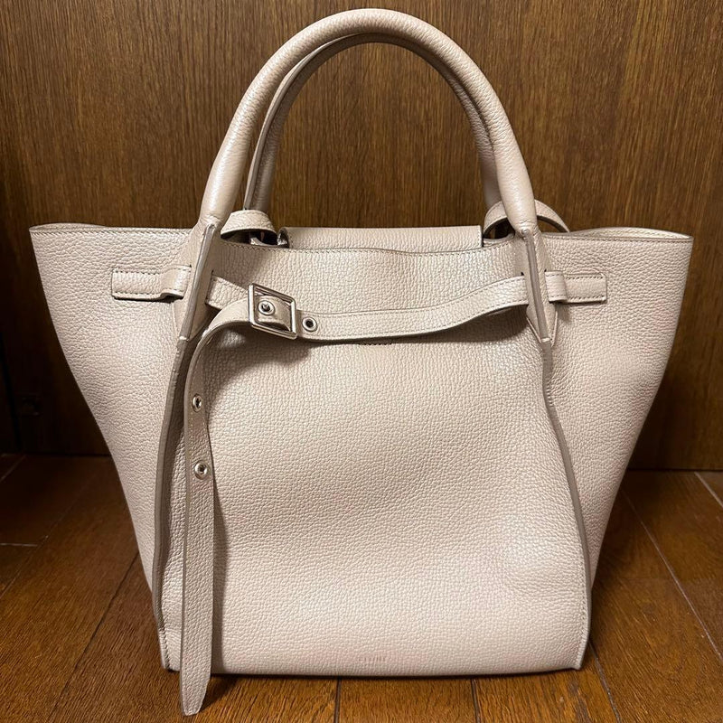 Celine Big Bag Small Handbag Grained Calfskin Light Taupe Shoulder Tote