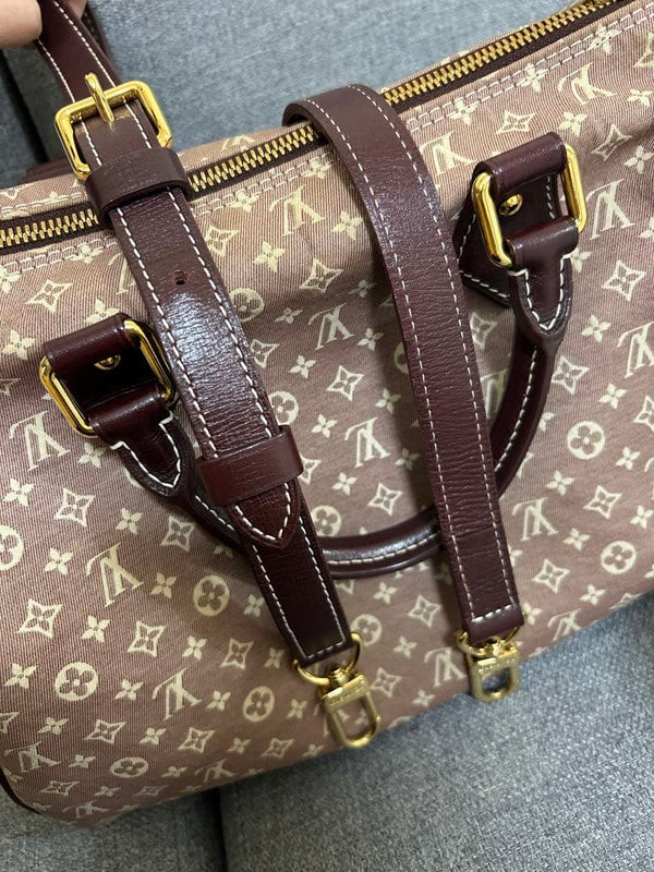 Louis Vuitton Monogram Idylle Speedy Bandouliere 30 Satchel Bag Leather Canvas