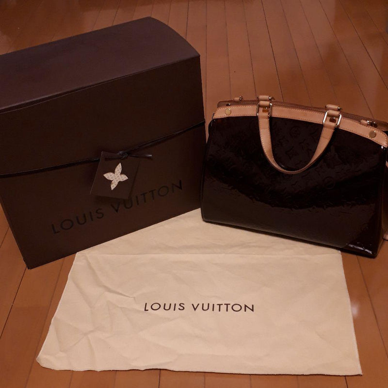 Louis Vuitton Vernis Shoulder Bag Patent Leather Handbag