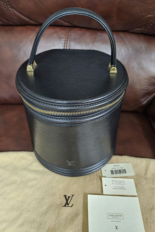 Louis Vuitton Cannes Epi Noir Handbag Black Epi Leather