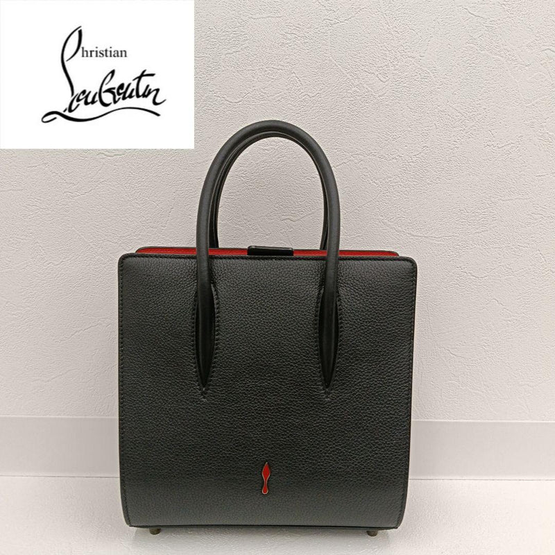 Christian Louboutin Paloma Handbag Black Leather Tote Bag