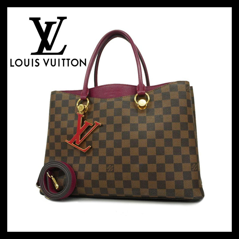 Louis Vuitton Lv Riverside N40052 2-Way Shoulder Handbag Damier Leather Liduvin