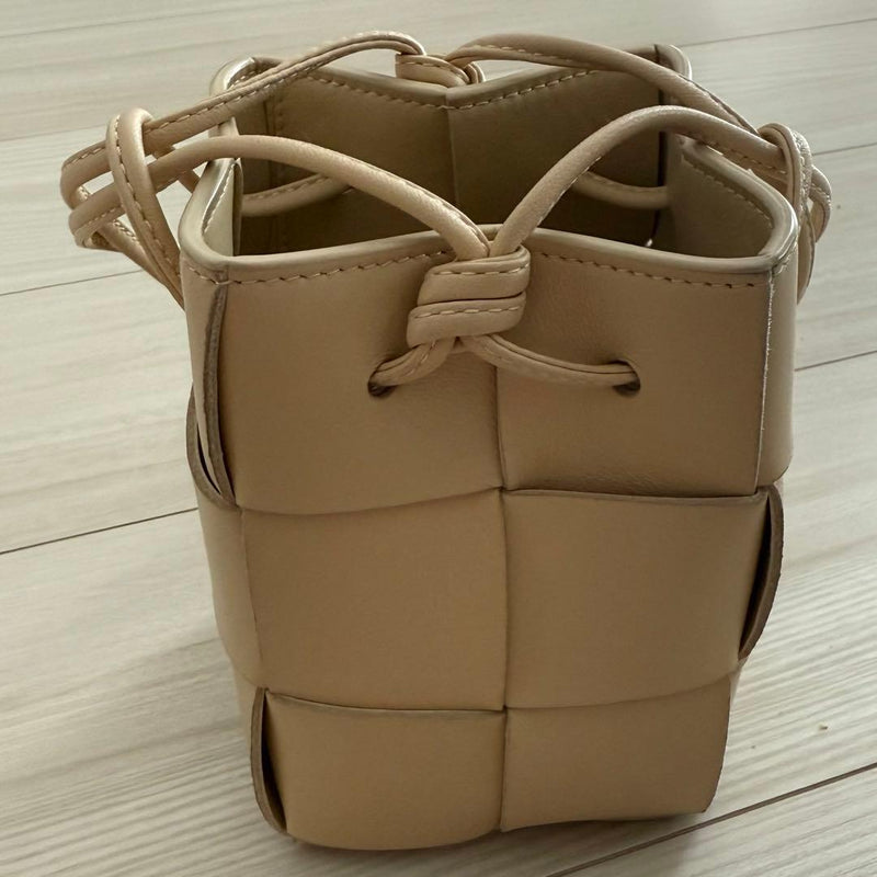 Bottega Veneta Intrecciato Cassette Mini Crossbody Bucket Shoulder Bag